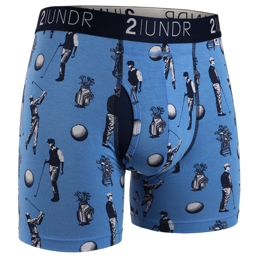 2 UNDR Swing Shift 6" Boxer Brief in Stroke Play