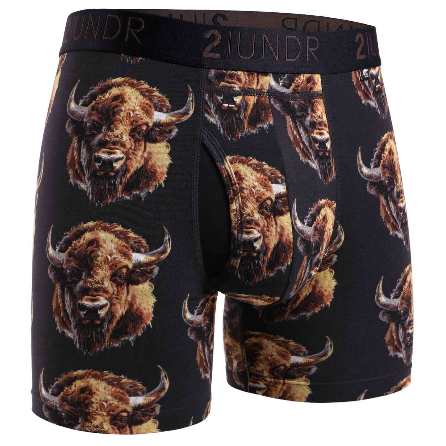2 UNDR Swing Shift 6" Boxer Brief in Mike Bison