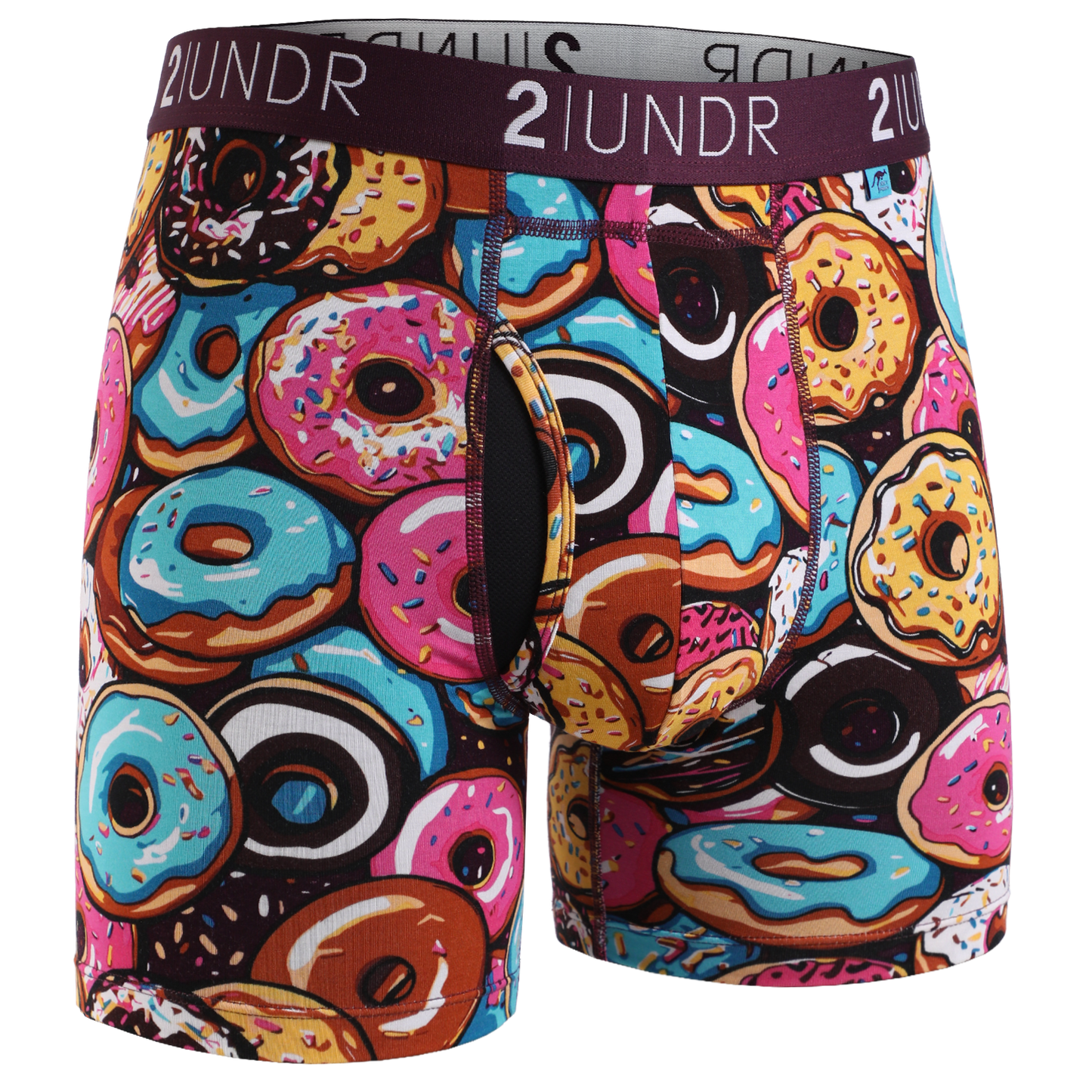 2 UNDR Swing Shift 6" Boxer Brief in Glazed and Confused