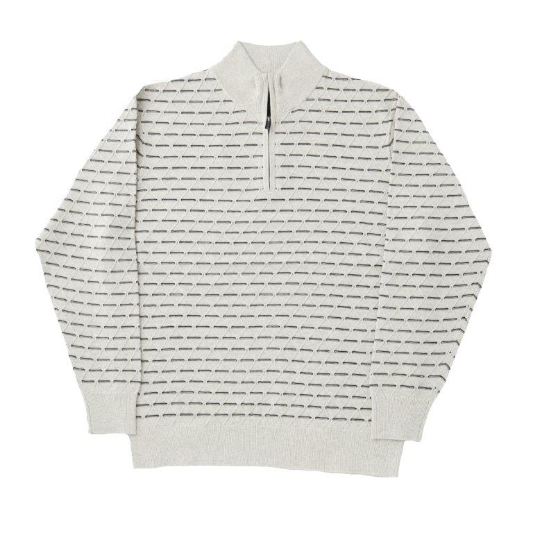 F/X Fusion Tonal Diamond Quarter Zip in 4 Colors