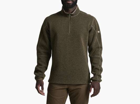 Kuhl Mens Thor Quarter Zip in Olive
