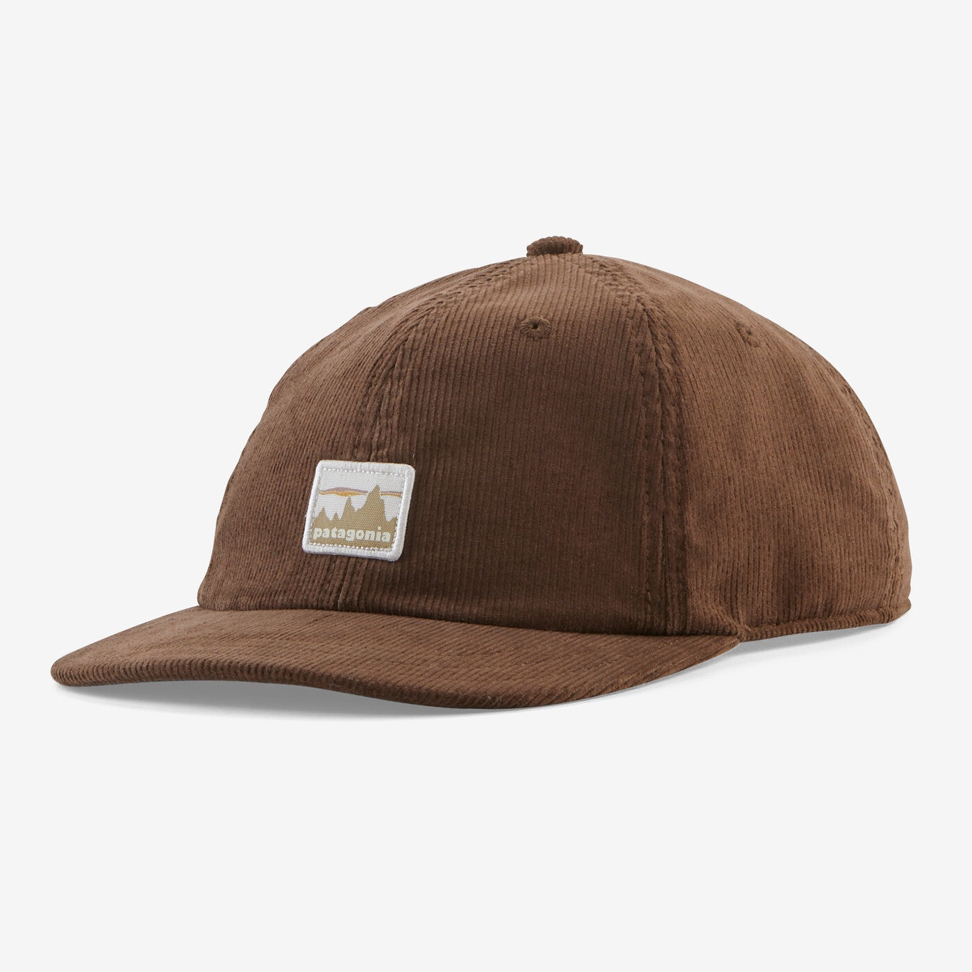 Patagonia Corduroy Cap in '73 Skyline: Topsoil Brown