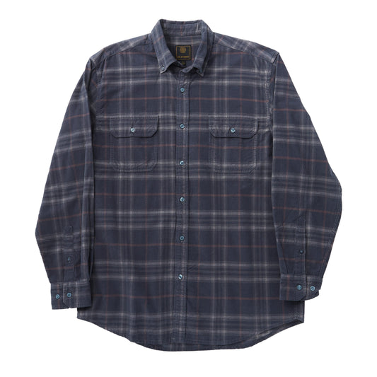 F/X Fusion Reverse Washed Corduroy Shirt in Steel