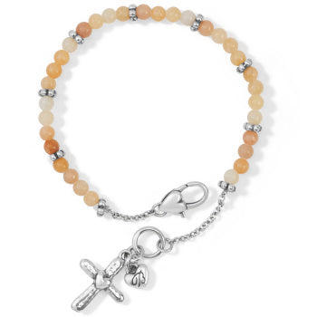 Womens Brighton Sweet Reflections Cross Bracelet