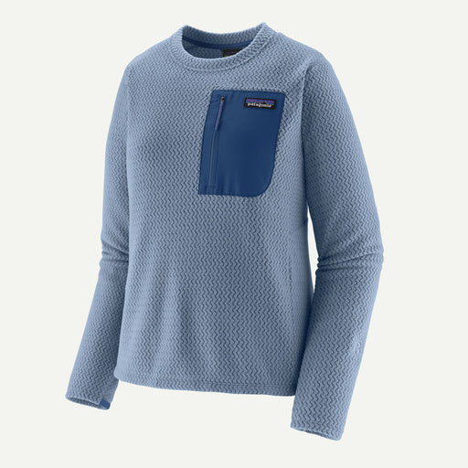 Womens Patagonia R1 Air Crew in Barnacle Blue