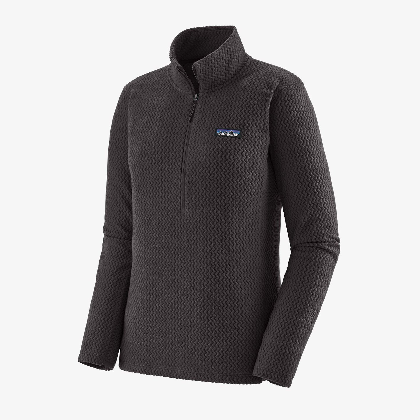 Womens Patagonia R1 Air Zip Neck in Black