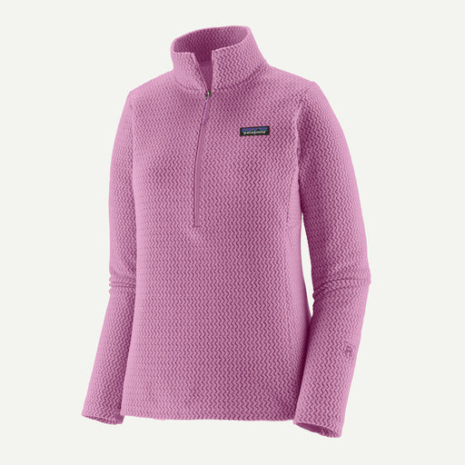 Womens Patagonia R1 Air Zip Neck in Brisk Purple