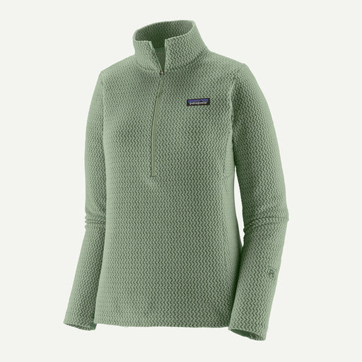 Womens Patagonia R1 Air Zip Neck in Ellwood Green