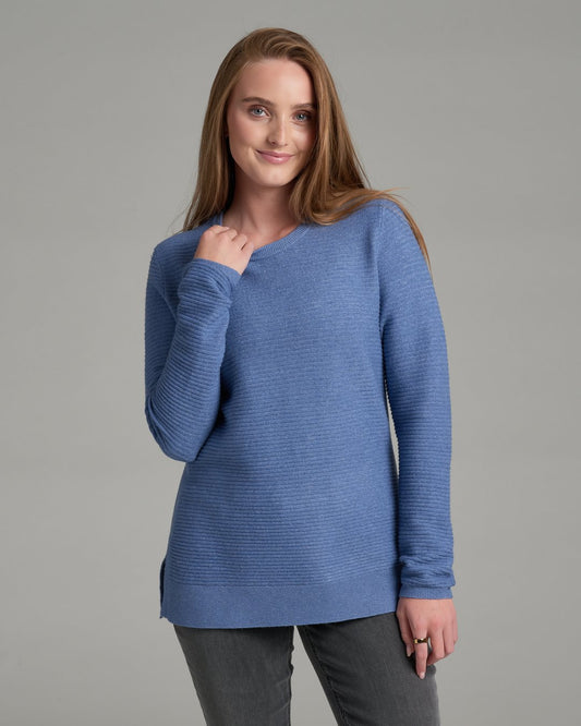Womens Kuhl Solace Crew Tunic Sweater in Riverside