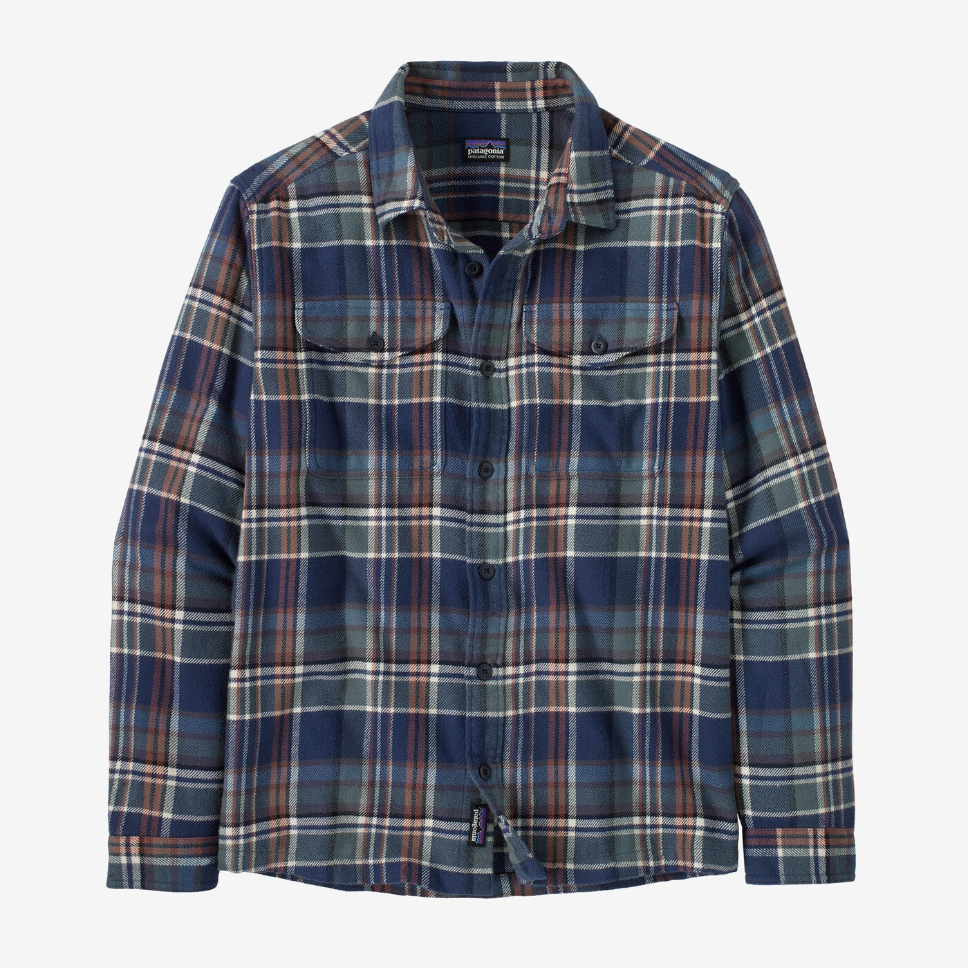 Patagonia Mens Fjord Flannel Shirt in Adventurer: New Navy