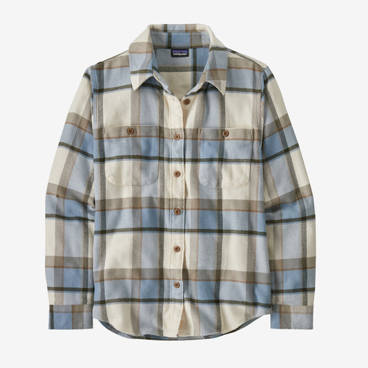 Womens Patagonia Fjord Flannel Shirt in Sunrise Ridge: Natural