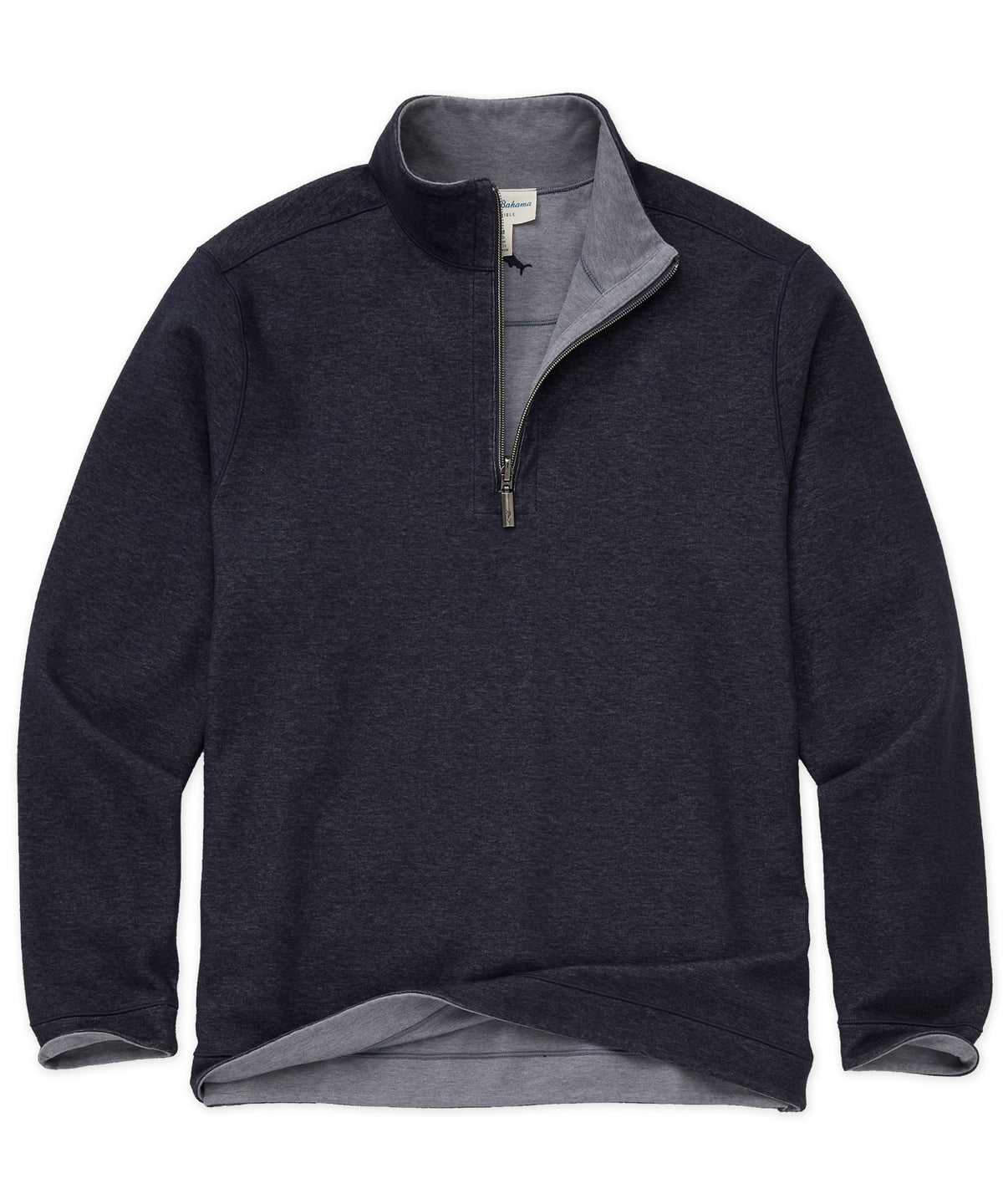 Tommy Bahama Flipview Half Zip in Nightcap Heather