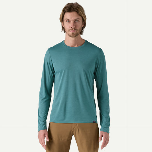 Patagonia Mens L/S Cap Cool Daily Shirt in Wetland Blue