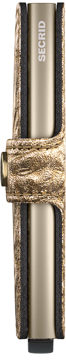Secrid Miniwallet Crunch in Gold