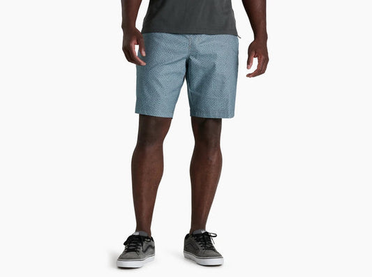 Kuhl Mens Getaway 7" Short in Gunmetal Geo Texture