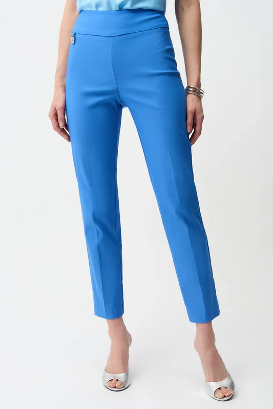 Womens Joseph Ribkoff High-Waisted Ankle Length Pant in Harbor Blue