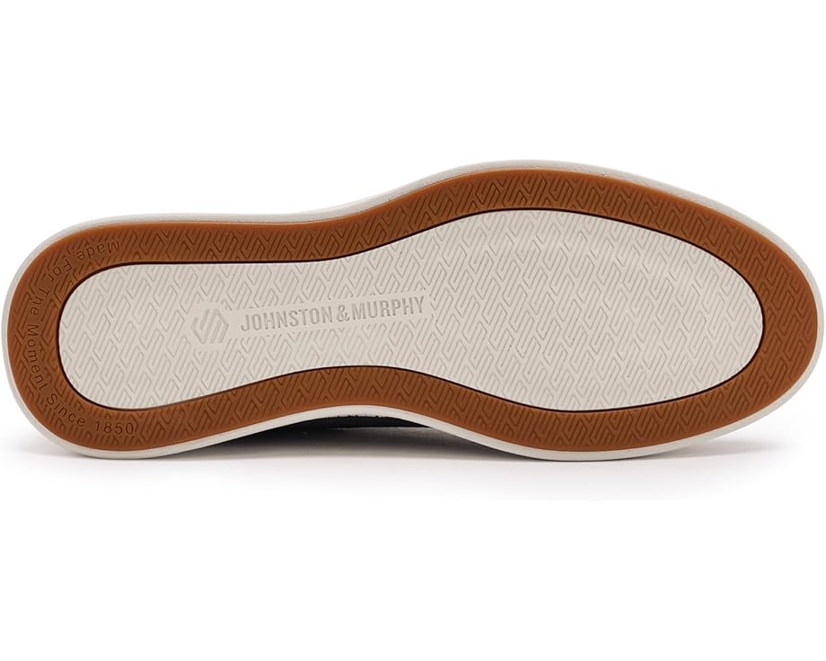 Johnston & Murphy Ackerson Knit Plain Toe Sneaker in Navy