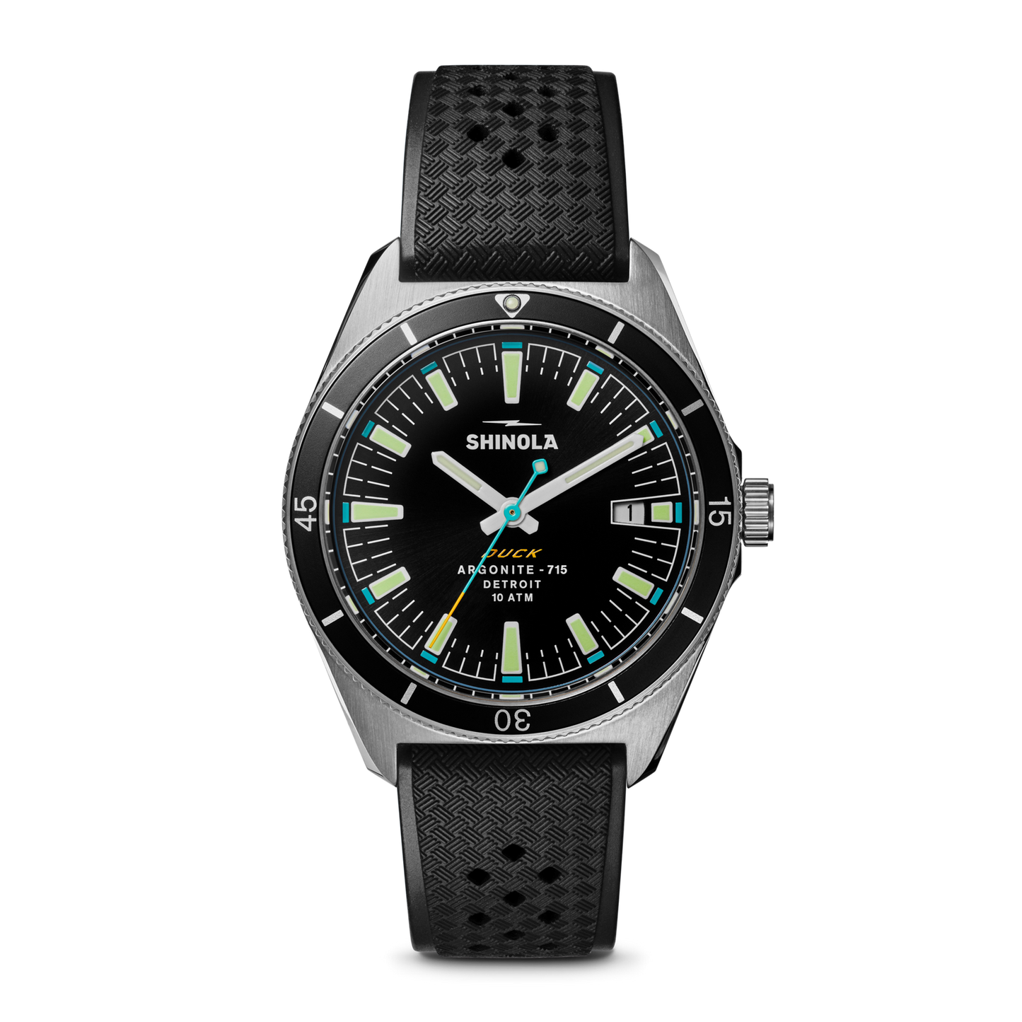 Shinola Duck 40mm Sport Watch in Black