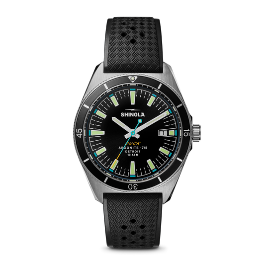 Shinola Duck 40mm Sport Watch in Black