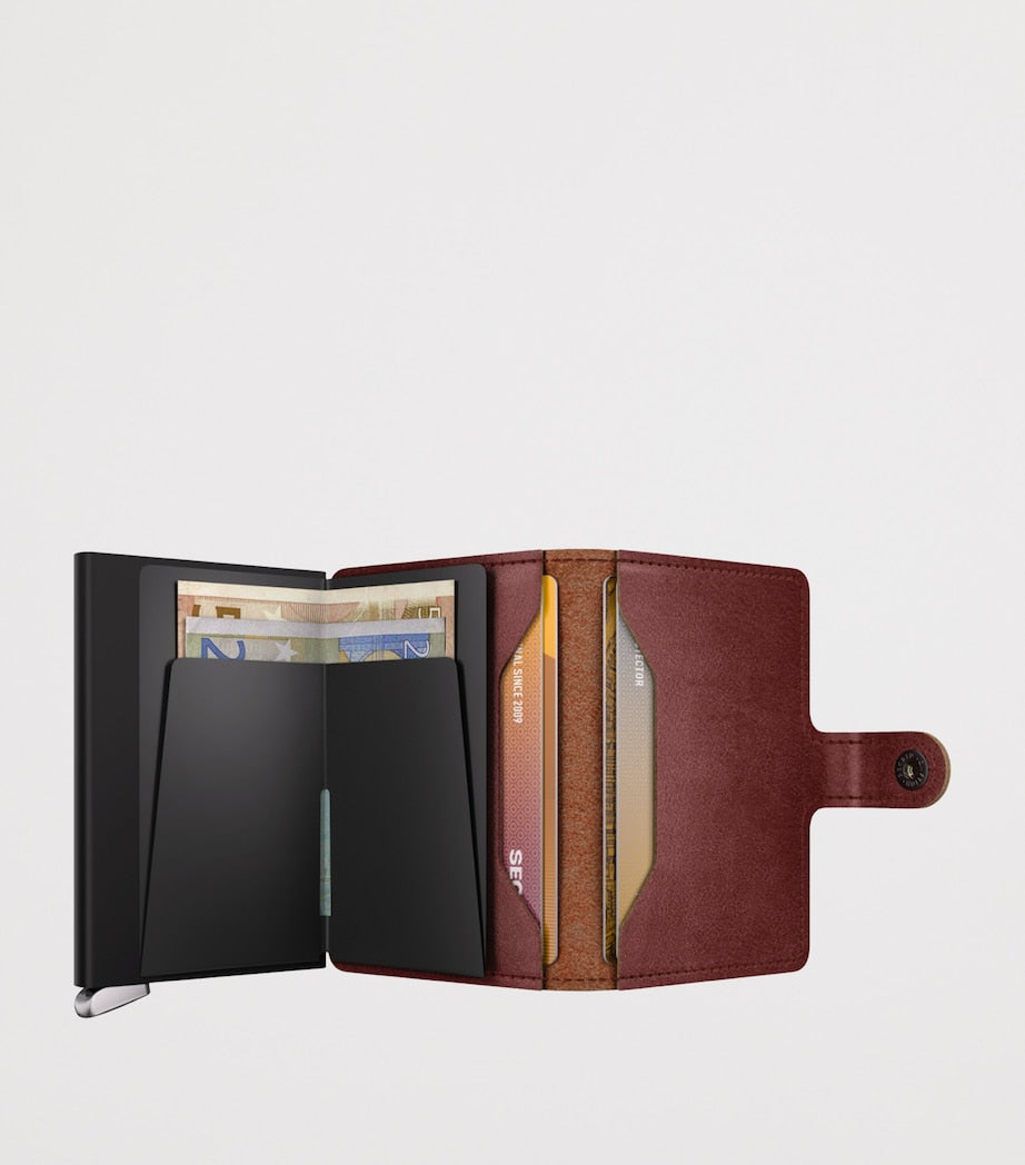 Secrid Premium Mini Wallet in Basco Whiskey