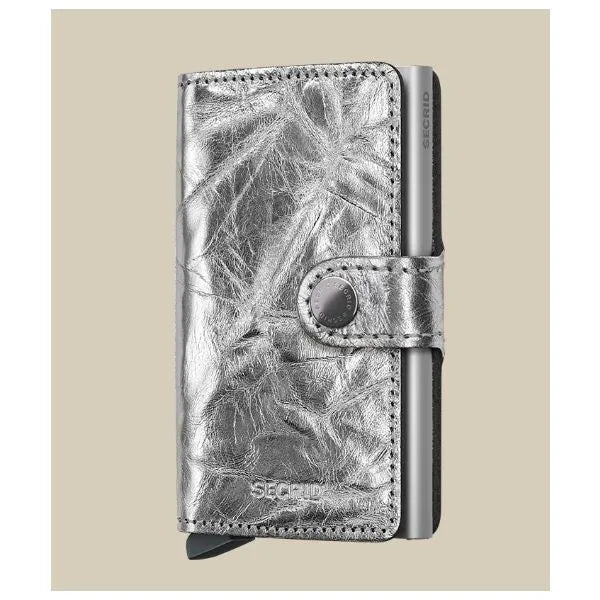 Secrid Miniwallet Crunch in Silver
