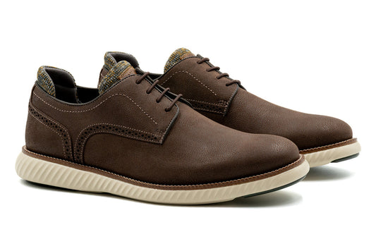 Martin Dingman Countryaire Nubuck Plain Toe in Walnut