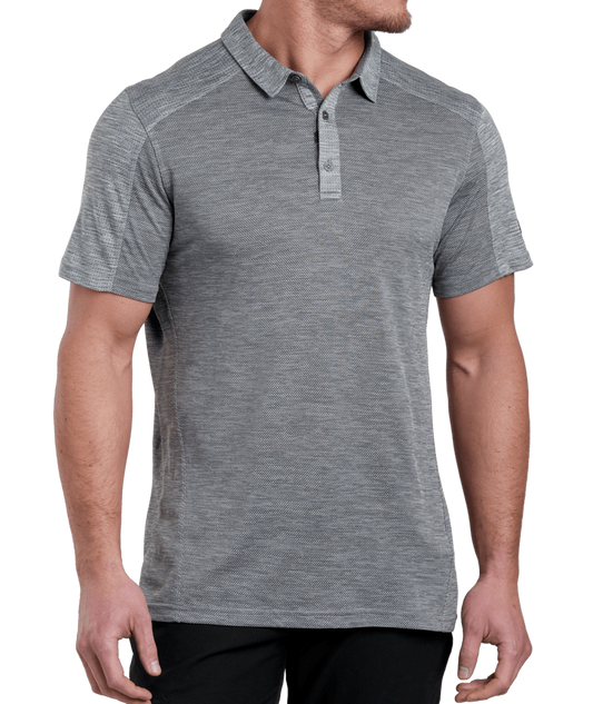 Kuhl Mens Engineered Polo in Heather Grey