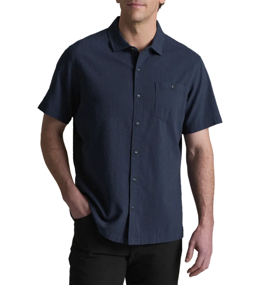 Kuhl Mens Kastaway SS Sportshirt in Pirate Blue