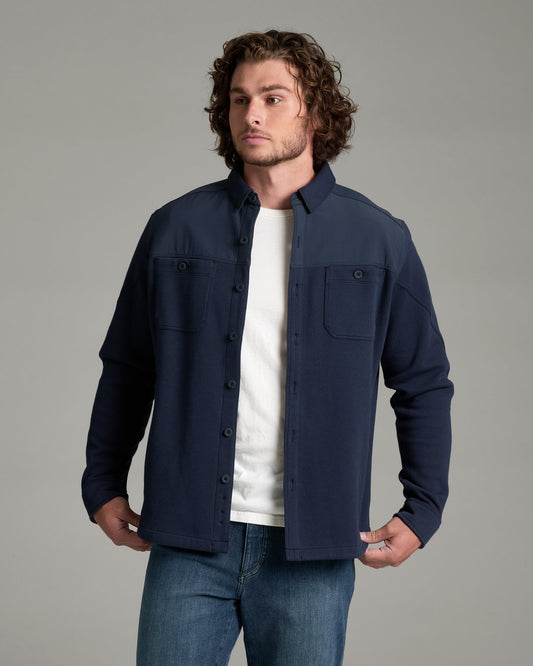 Kuhl Mens Relentr Shirt-Jacket in Pirate Blue