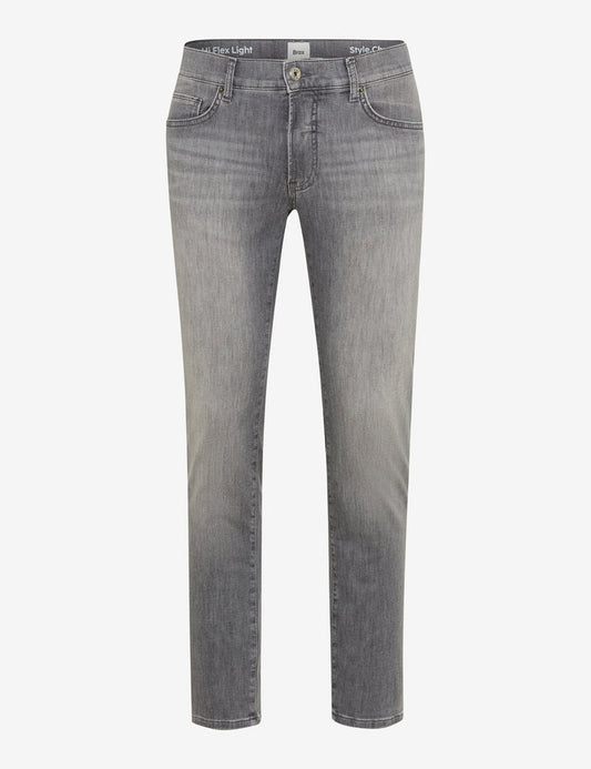 Brax Chuck Hi-Flex Ultralight 5-Pocket Pant in Silver Grey Used
