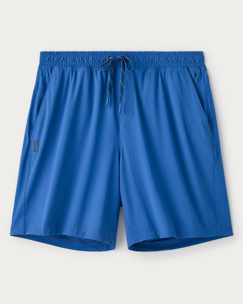 Rhone Mens 7" Unlined Pursuit Short in Harbor Blue