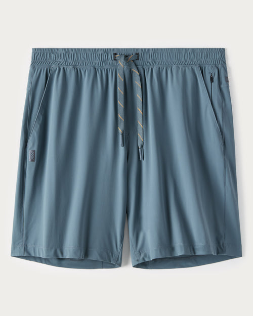 Rhone Mens 7" Unlined Pursuit Short in Shadow Blue