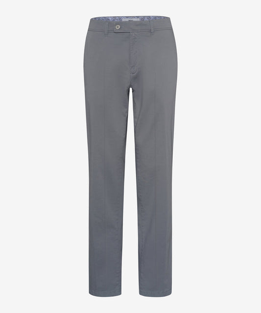 Brax Kapok Hi Flex Chino Pant in Silver