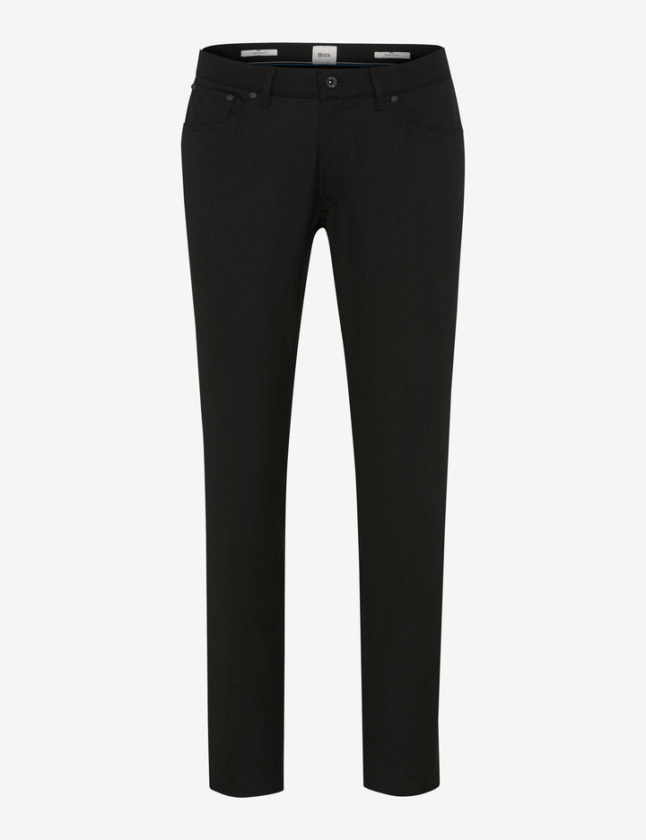 Brax Chuck Ceramica Five Pocket Pant in Black