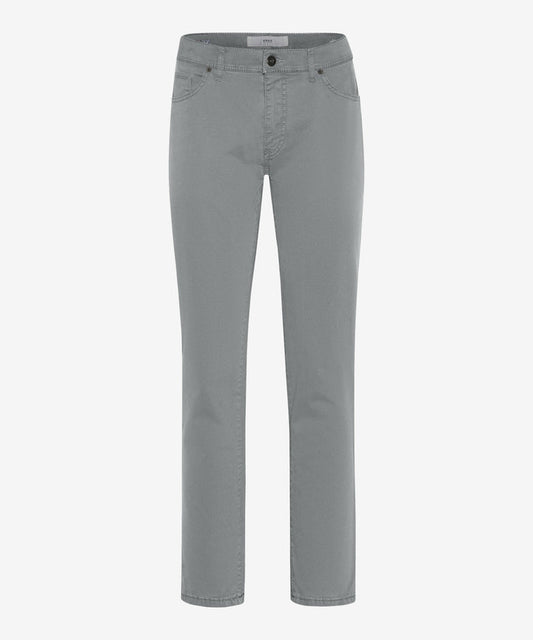 Brax Cadiz Marathon Five Pocket Pant in Silver