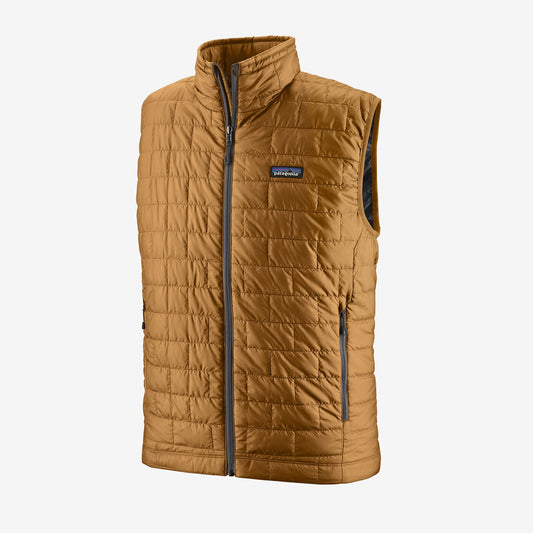 Patagonia Mens Nano Puff Vest in Raptor Brown