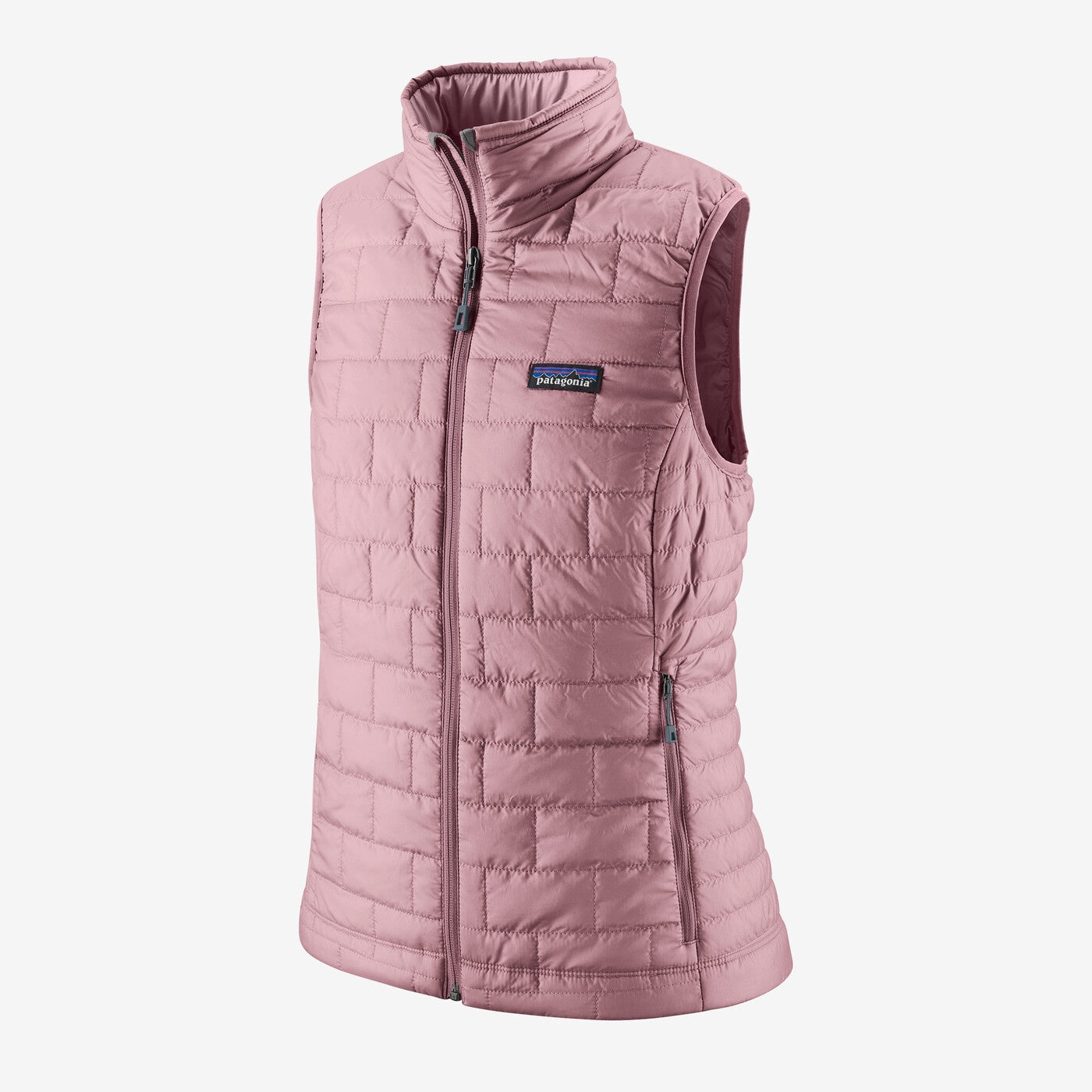 Womens Patagonia Nano Puff Vest in Stormy Mauve