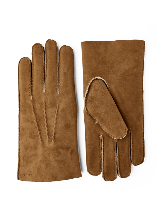 Hestra Mens Bernard Leather Gloves in Cork