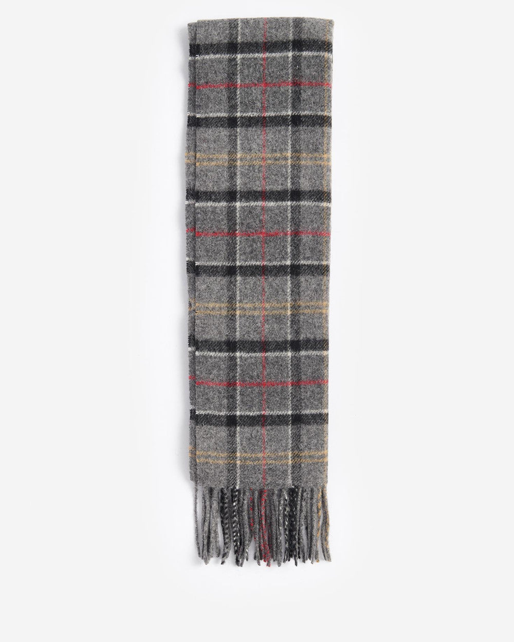 Barbour Mens Lambswool Scarf in Modern Tartan