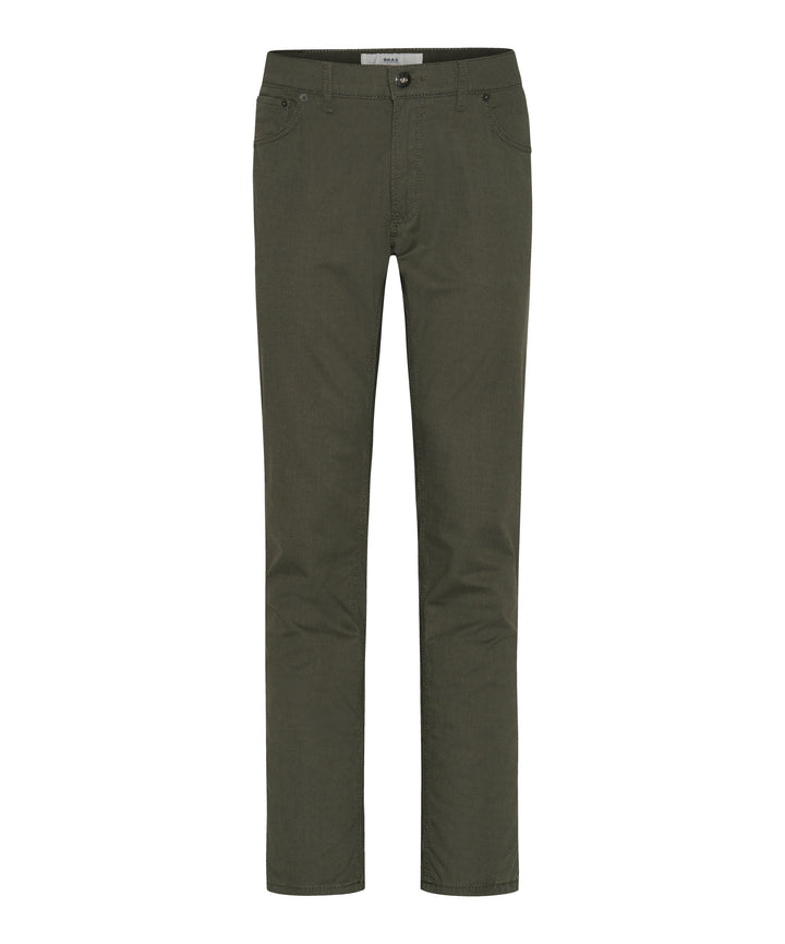 Brax Cooper Fusion Flex 5-Pocket Pant in Khaki