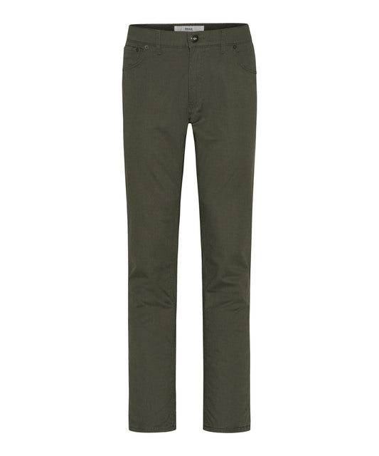Brax Cooper Fusion Flex 5-Pocket Pant in Khaki