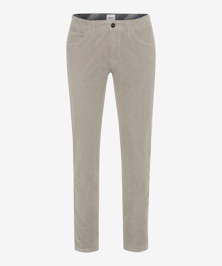 Brax Chuck DX Hi-Flex 5 Pocket Corduroy Pant in Ivory