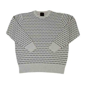 F/X Fusion Tonal Diamond Stripe Crewneck Sweater in 2 Colors