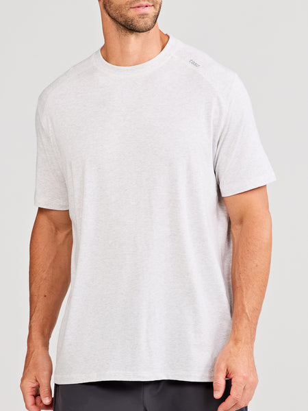 TASC Carrollton Performance Crewneck SS Tee in Marble