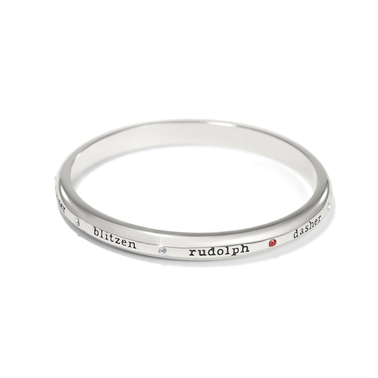 Womens Brighton B Merry Reindeer Bangle