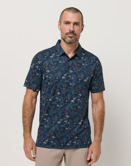 Travis Mathew Relationship Status Polo in Titan