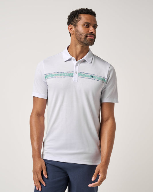 Travis Mathew All Day Drift Polo in White