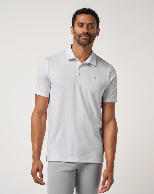 Travis Mathew Featherweight Salt Breeze Polo in White