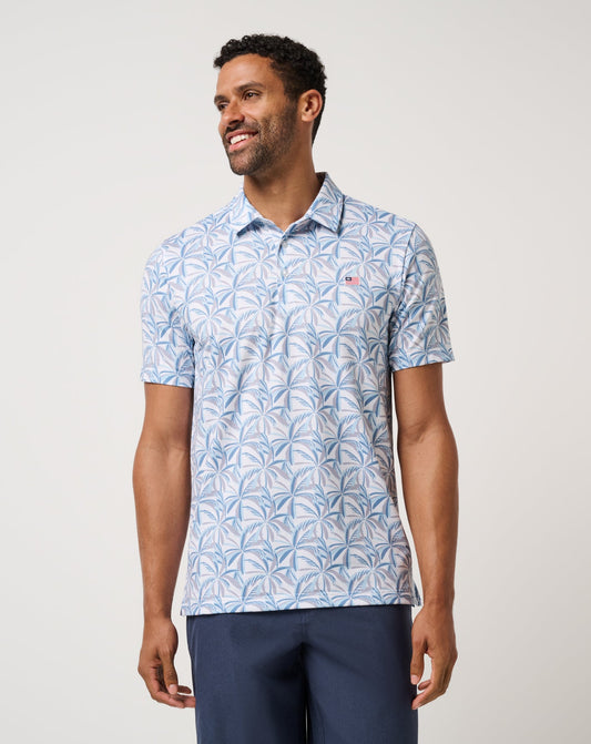 Travis Mathew Featherweight Parade Day Polo in White