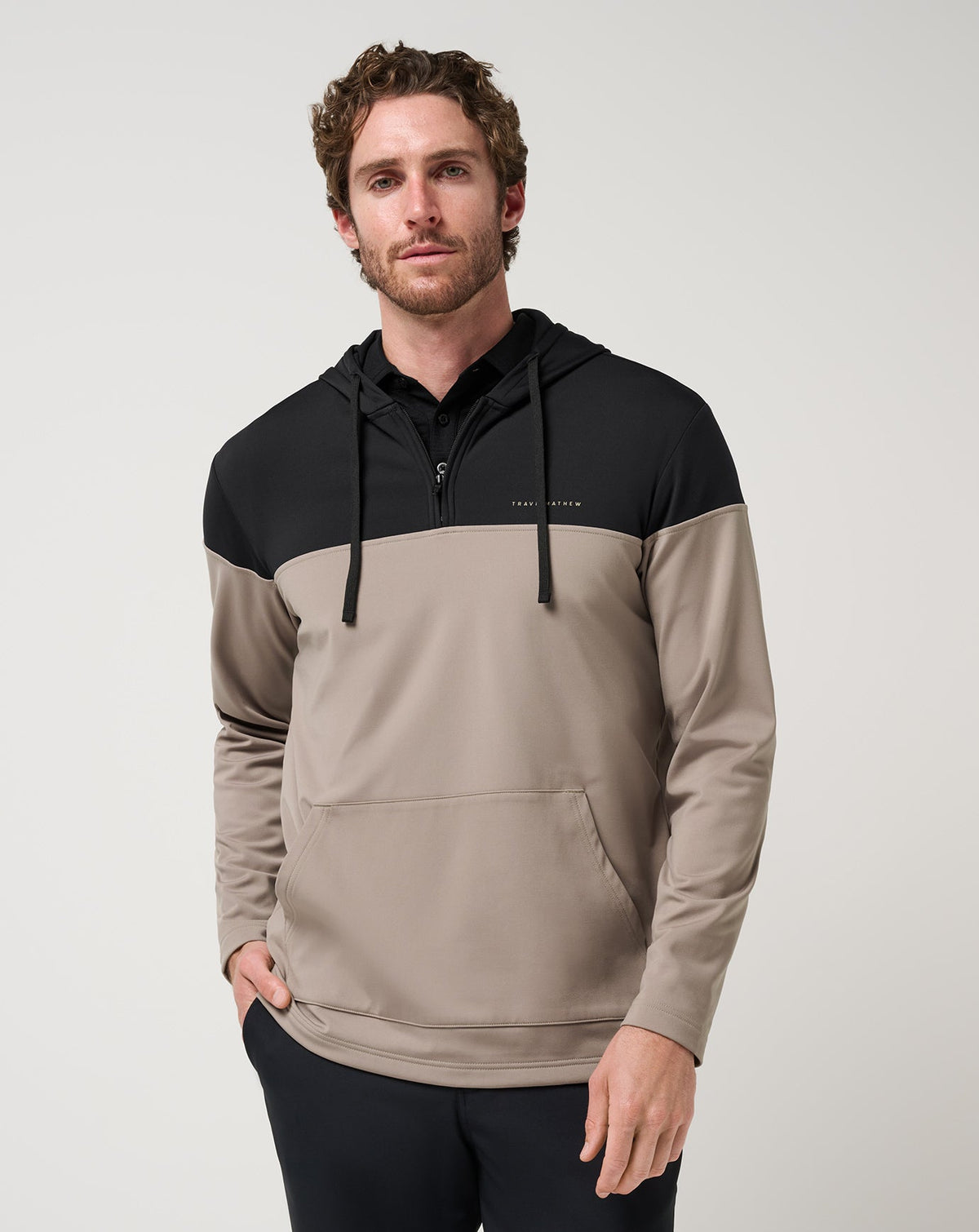 Travis Mathew Friday Night Lights Pullover in Black